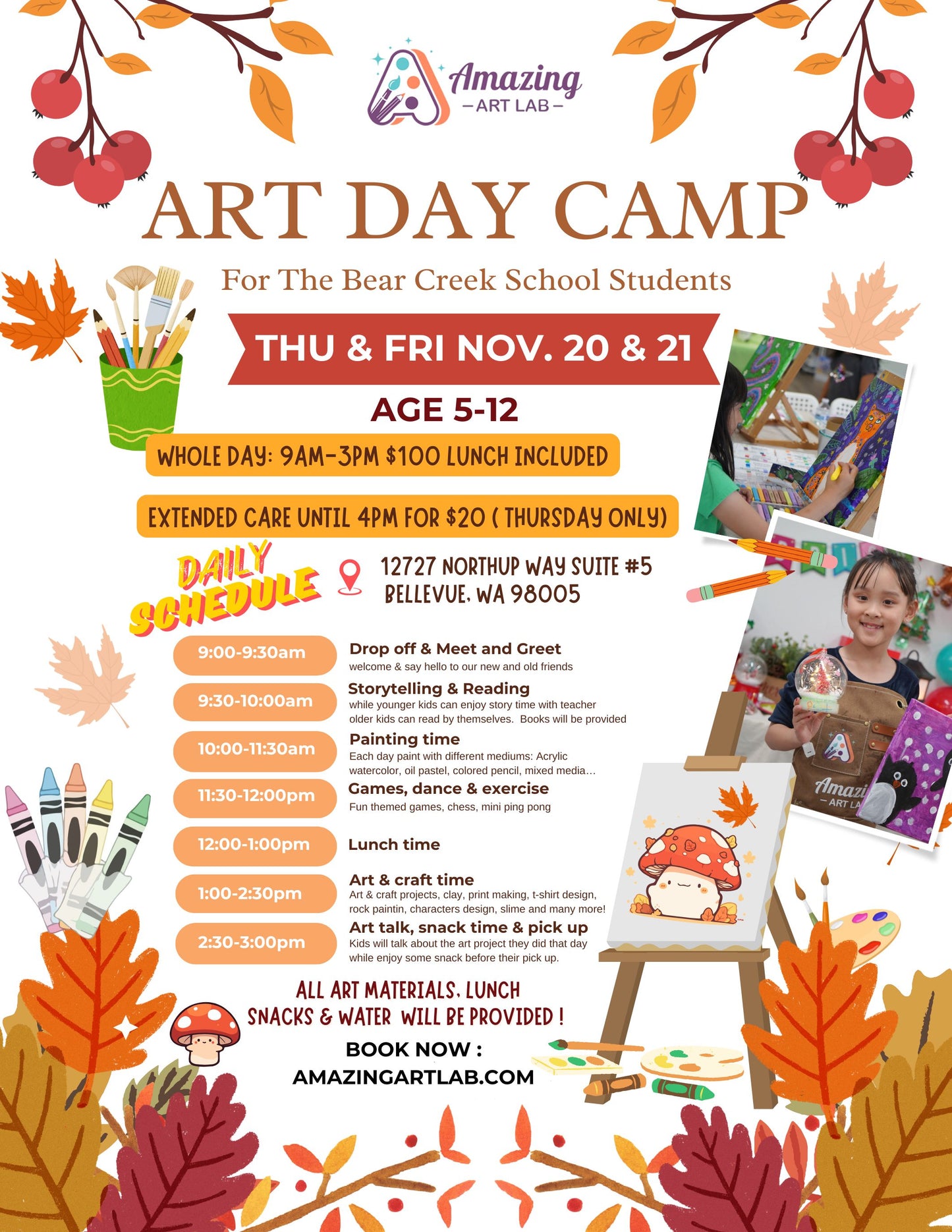 Kids Art Day Camp