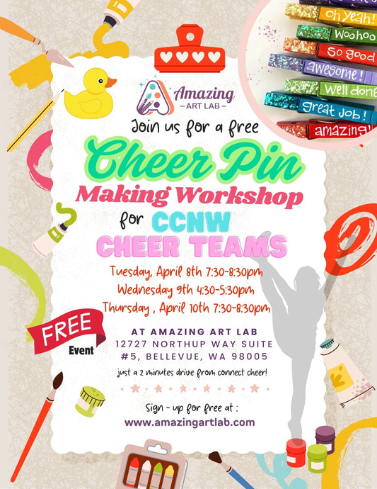Private Event: Cheer Pin Making Workshop