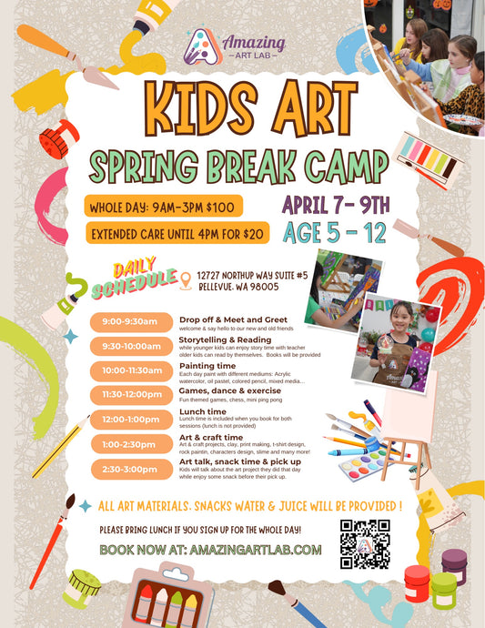 Kids Art Spring Break Camp