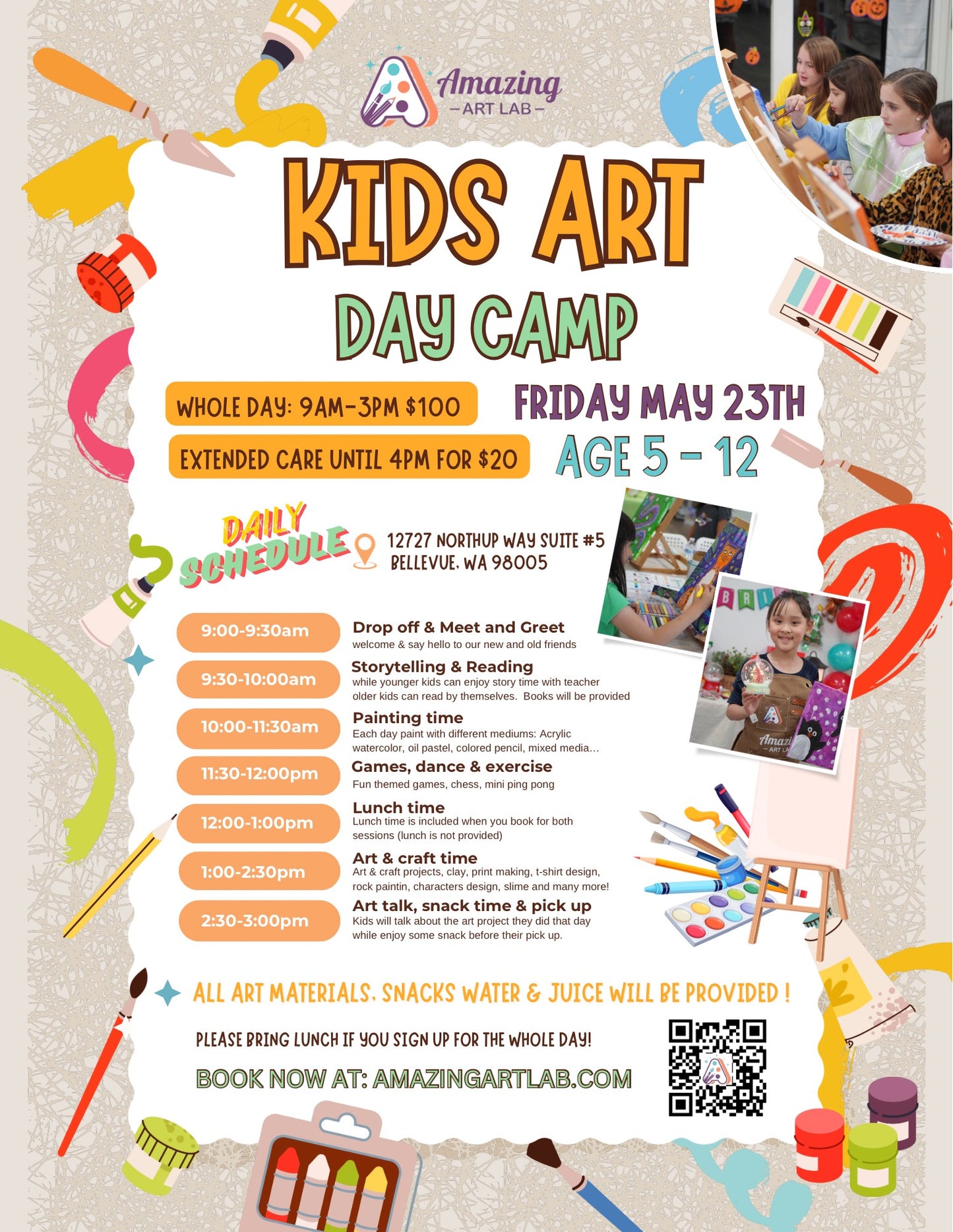 Kids Art Day Camp