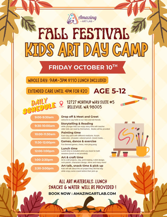 Fall Festival Kids Art Day Camp