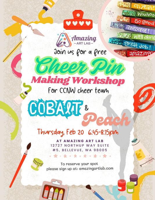 Private Event: Cheer Pin Making Workshop