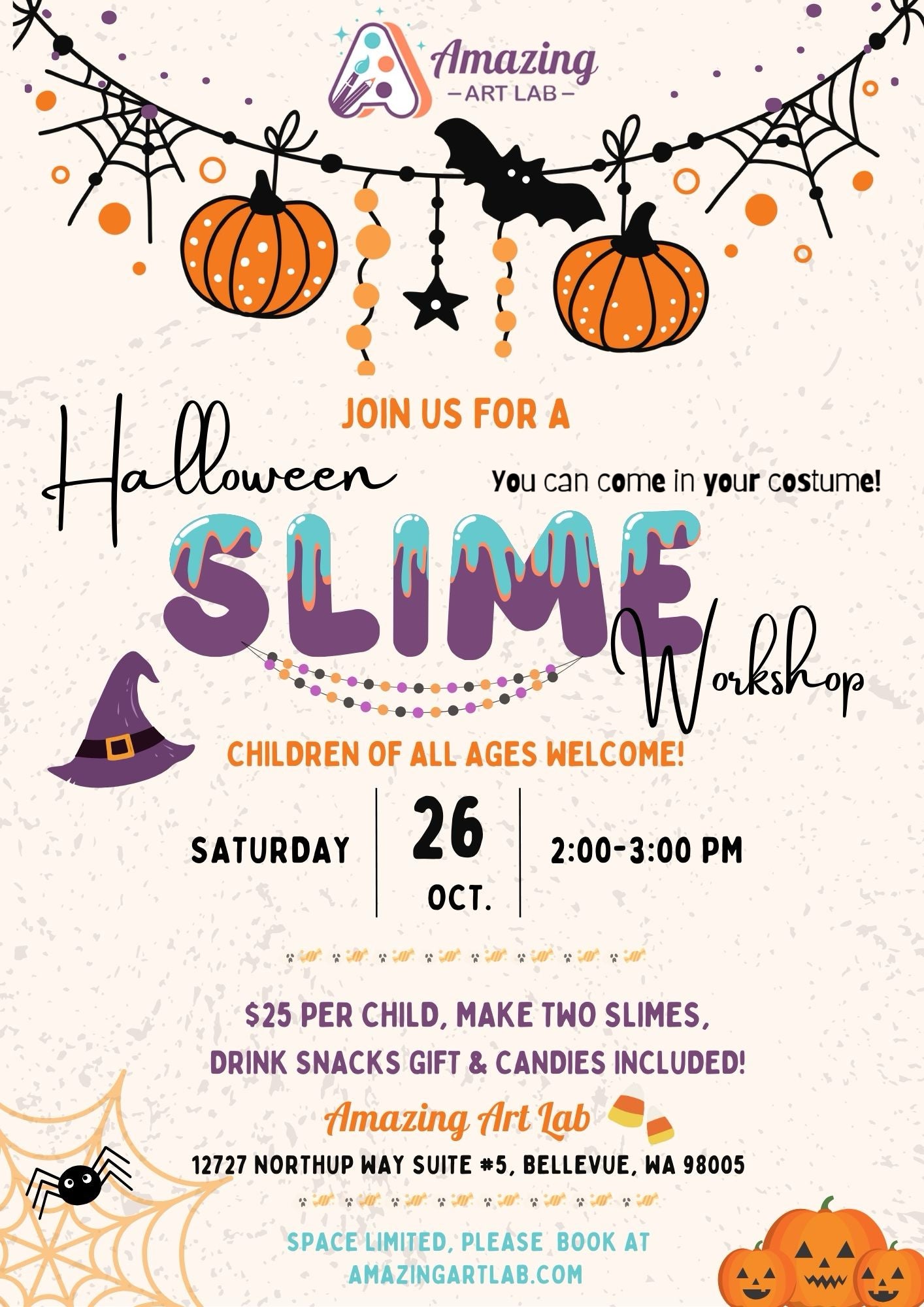 Halloween Slime Workshop