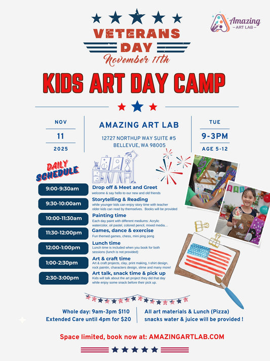 Veteran’s Day Kids Art Day Camp